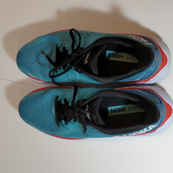 Hoka One One Clifton 8 Men's Real Teal, Aquarelle 1119393 RTAR size 13d - Picture 9 of 15
